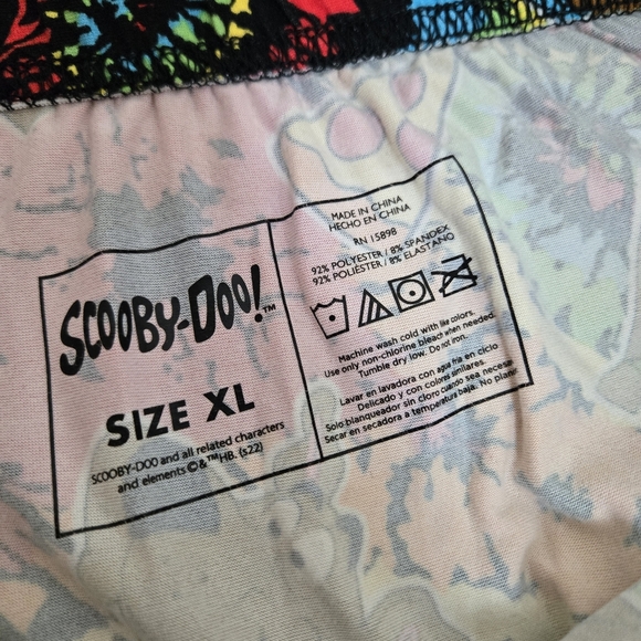 Scooby-Doo Mens XL Pajama Pants With Drawstring Novelty Print Fun Design Relaxed - Picture 15 of 16